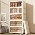 Storage Bins with 5 Lids, 92Qt Extra Large Collapsible Storage Bin with Golden by Unknown