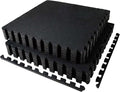 AIRHOP 0.56in Thick 48 Sq Ft Exercise Equipment Mats, 12 Tiles Upgraded Rubber by Airhop