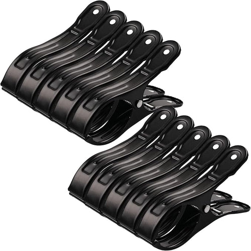 10 Pack Metal Beach Towel Clips, Large Beach Chair Clips by Dapute