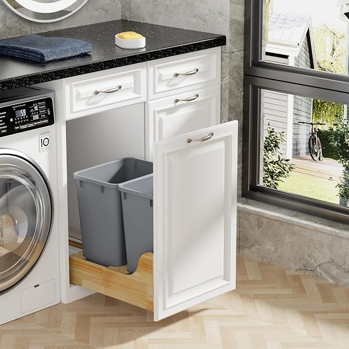 ROOMTEC Lightweight and Durable Slim Trash Can, Wastebaskets - Image 8