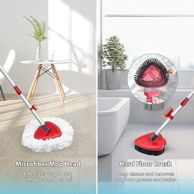 2 Pack Spin Mop Heads Replacement Compatible - Image 6