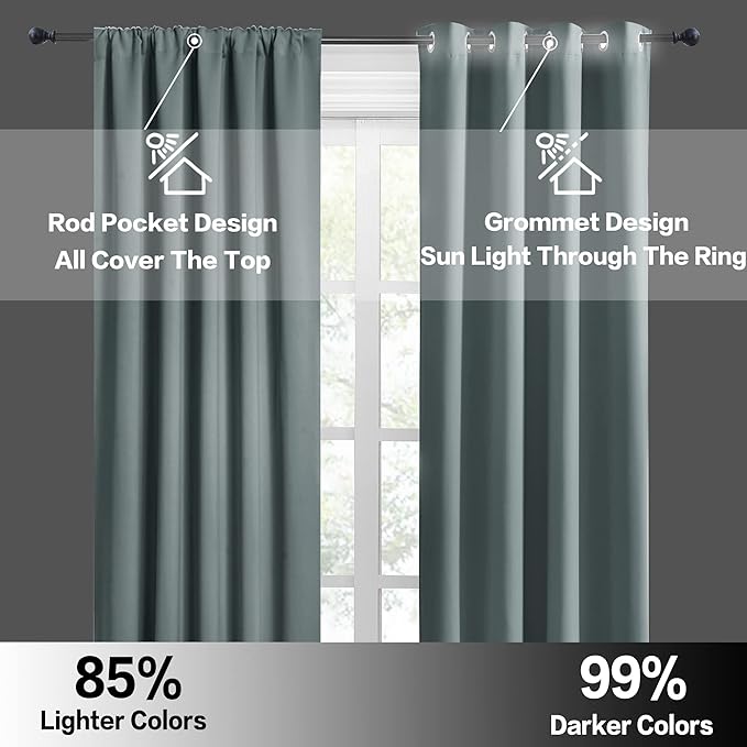 RYB HOME Small Window Curtains - Image 6