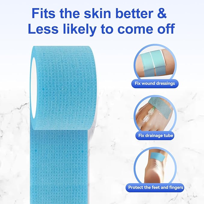 2 Rolls Silicone Medical Tape for Wound Care - Image 3