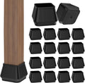 24PCS Square Chair Leg Floor Protectors by Violibar