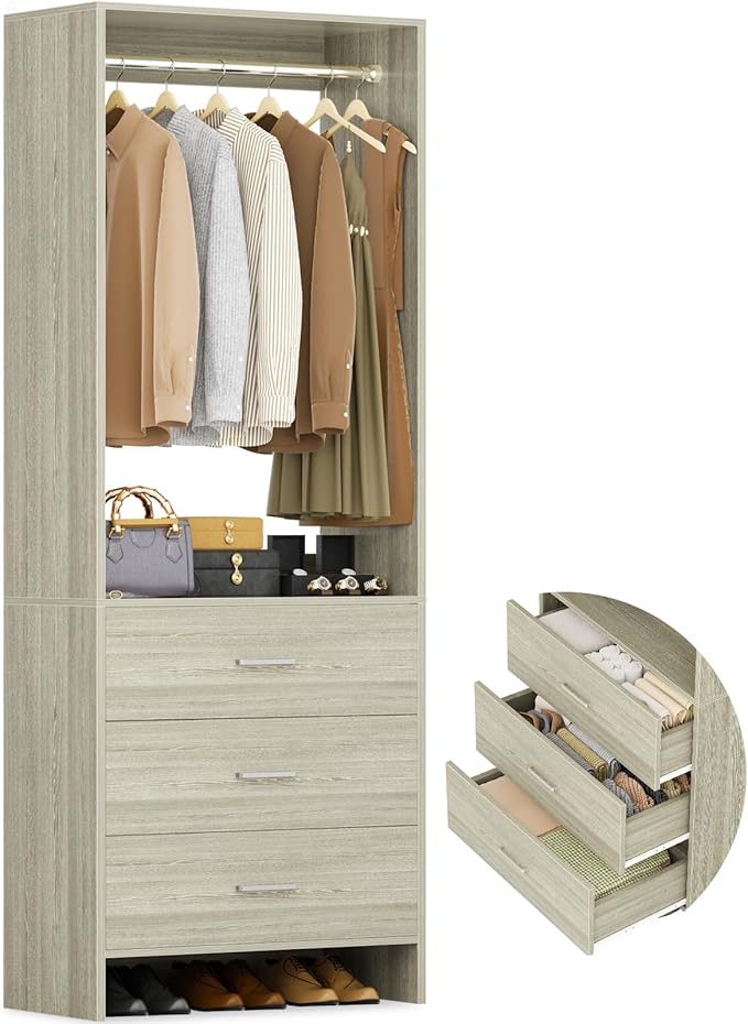 Aheaplus 2FT Closet System by Aheaplus
