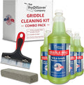 Combo Kit Flat Top Grill Griddle Surface Cleaner by THEFRYOILSAVERCOMPANY