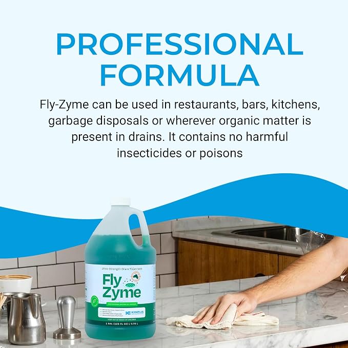 Kinzua Environmental Fly-Zyme, Highly Concentrated Enzyme Drain Cleaner - Image 6