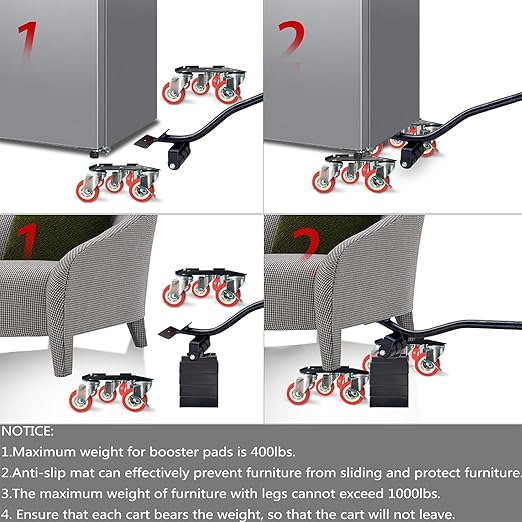 Furniture-Dolly-Furniture-Movers-with-5-Wheels, Furniture Sliders Large Size - Image 5