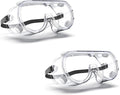 Anti-Fog Indirectly Vented Lab Safety Goggles Over Glasses by EinKau