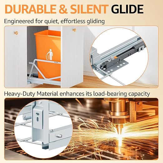 Pull Out Trash Can Under Cabinet Kit - Image 6