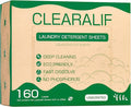 CLEARALIF Laundry Detergent Sheets up to 160 Loads, Laundry Detergent Strips by CLEARALIF
