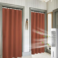 RYB HOME Orange Window Curtains 84 inches Length, Energy Efficient Rod Pocket by RYBHOME