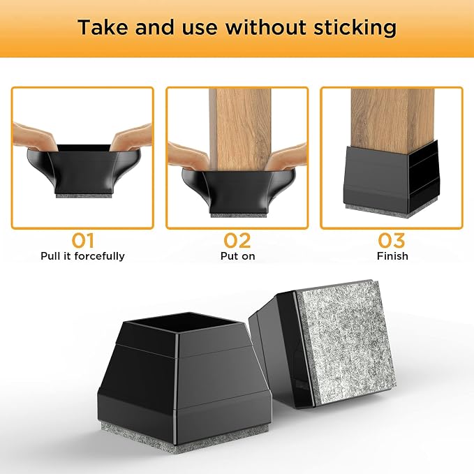 CHWM Square Chair Leg Protectors - Image 3