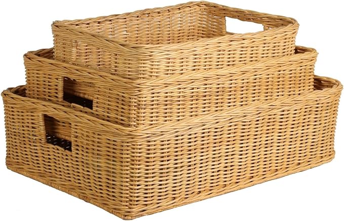 The Basket Lady Under The Bed/Basic Wicker Storage Basket, Extra Large - Image 6