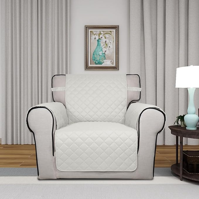 PureFit Reversible Quilted Sofa Cover, Water Resistant Slipcover Furniture - Image 2