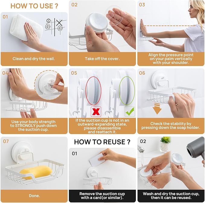 LEVERLOC Soap Dish, Soap Bar Holder - Image 5