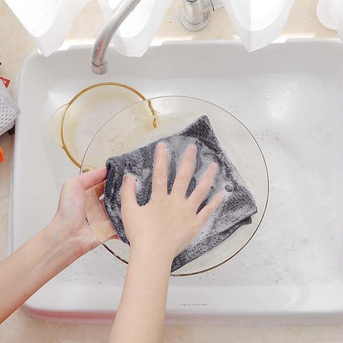 Homaxy 100% Cotton Waffle Weave Kitchen Dish Cloths, Ultra Soft Absorbent Quick - Image 4
