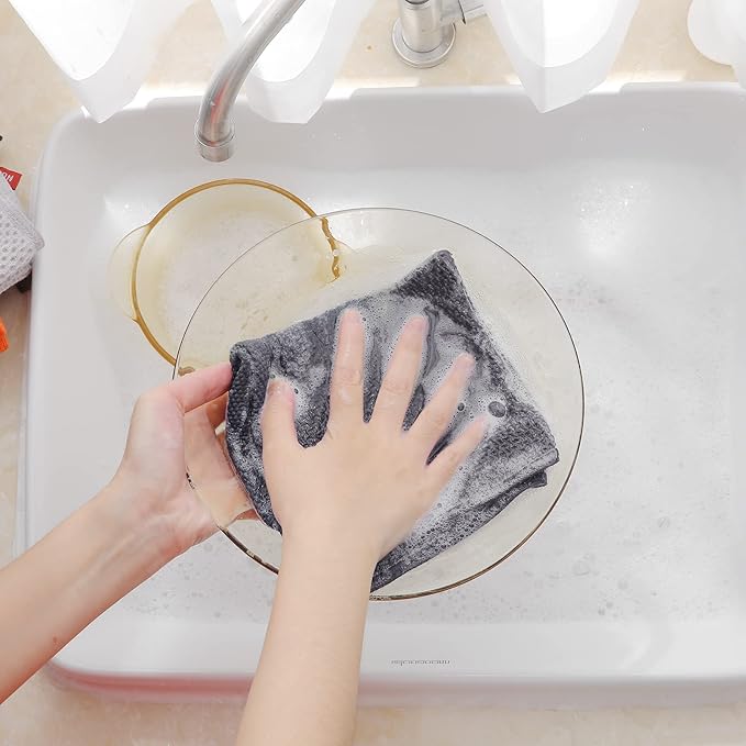 Homaxy 100% Cotton Waffle Weave Kitchen Dish Cloths, Ultra Soft Absorbent Quick - Image 4