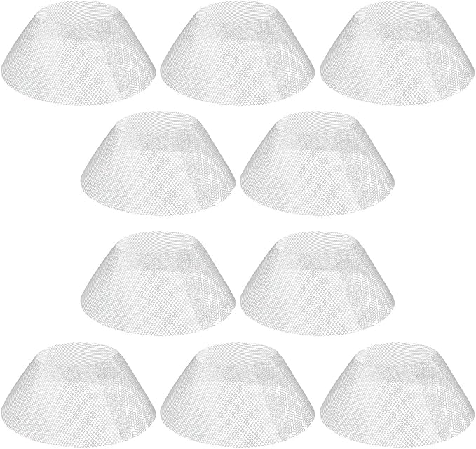 10 Pcs Round Range Hood Filters Filter Replacement Grease Net by YOLUFER