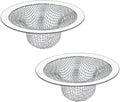 2PCS Tub Drain Hair Catcher by Seatery