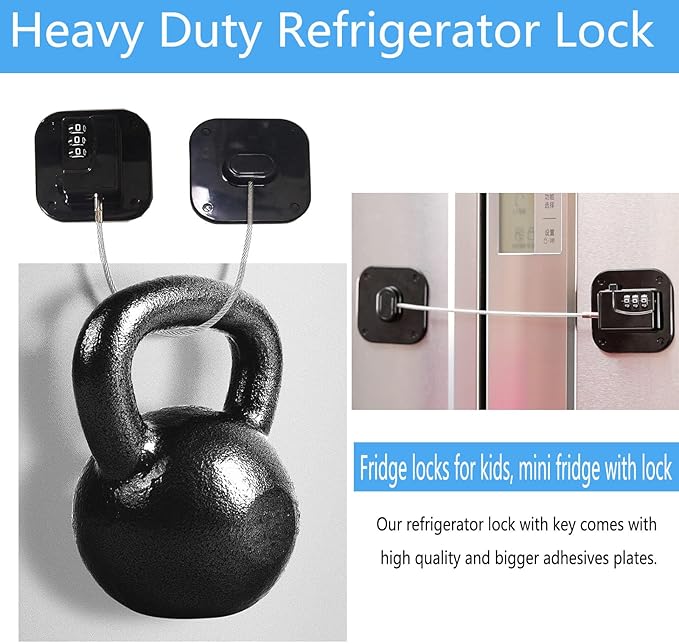 YEYA Upgraded Refrigerator Door Lock - Image 4