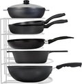 Heavy-Duty Pots and Pans Organizer | 5-Tier Cookware & Lid Storage Rack | by Extreme+Matters