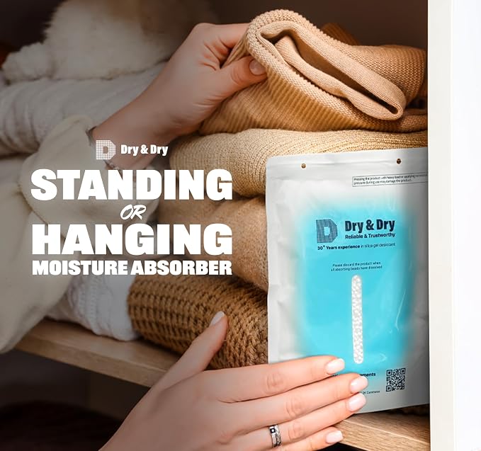 Dry & Dry 50 Packs Hybrid Moisture Absorbers & Musty Odor Eliminator - Image 2