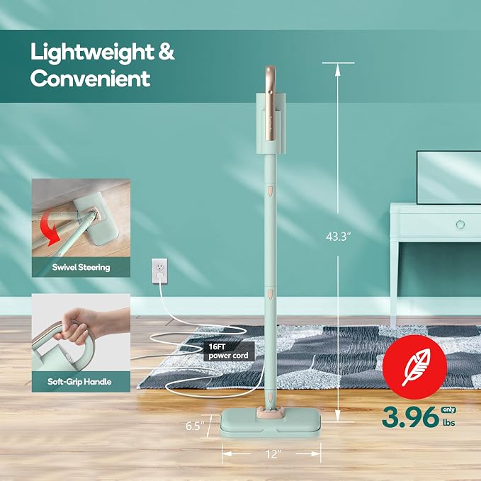 Newbealer Steam Mop & Detachable Handheld Cleaner, 250ml 1200W Powerful Floor - Image 4