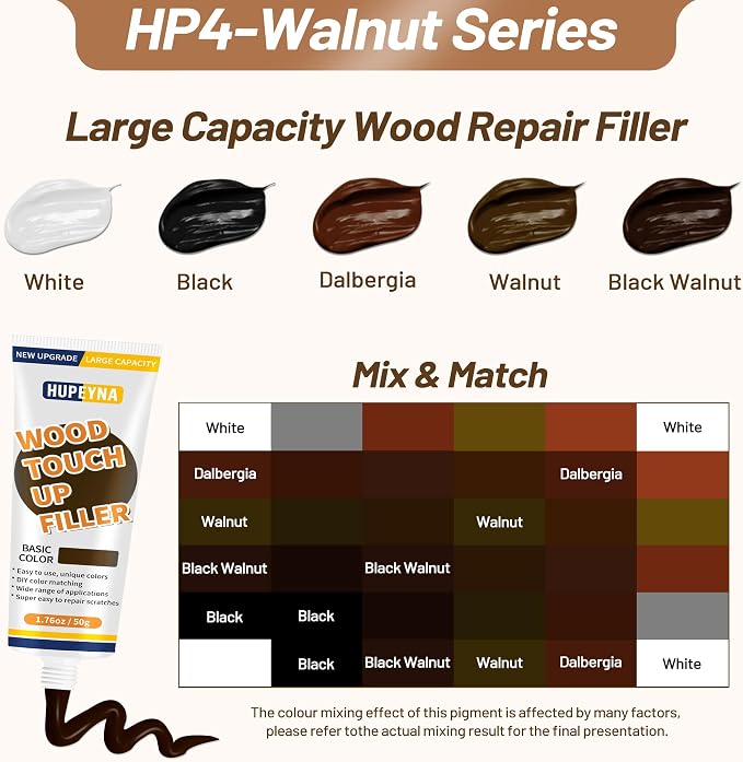 Wood Repair Kit, Wood Furniture Repair Kit, Wood Filler, Wood Putty and - Image 3