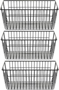 SANNO Freezer Baskets Wire Storage Baskets Closet Baskets Bin Farmhouse by SANNO