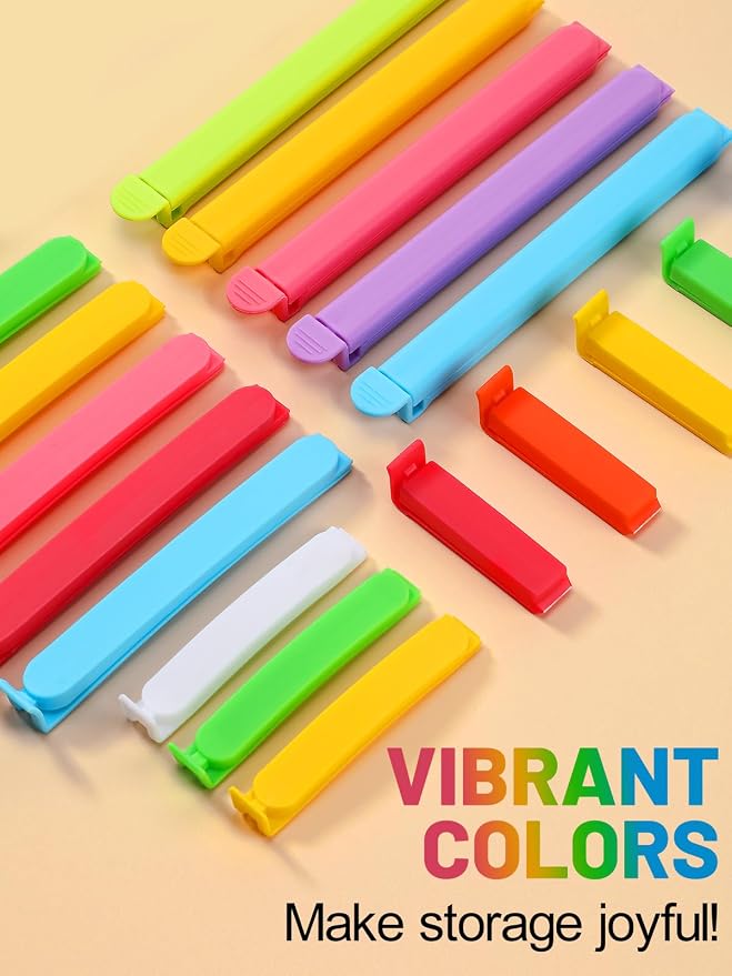 60 PCS Colorful Chip Clips - Image 3