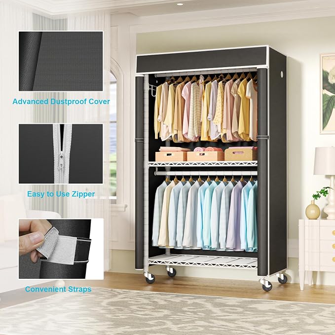 FUTASSI White Clothing Rack - Image 3