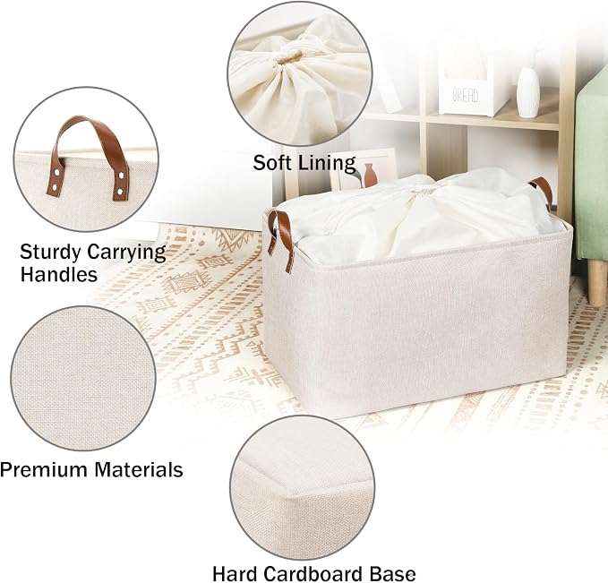 DULLEMELO Beige Storage Baskets - Image 7