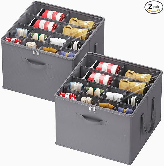 Lifewit Shoe Storage Organizer for Closet Fits 12-16 Pairs, Fabric Large Shoe by Lifewit