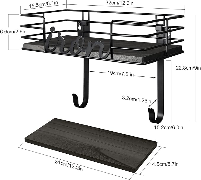 TJ.MOREE Ironing Board Hanger Wall Mount - Image 5