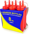 New Star Foodservice 26283 Squeeze Bottles, 8 oz by NewStarFoodservice