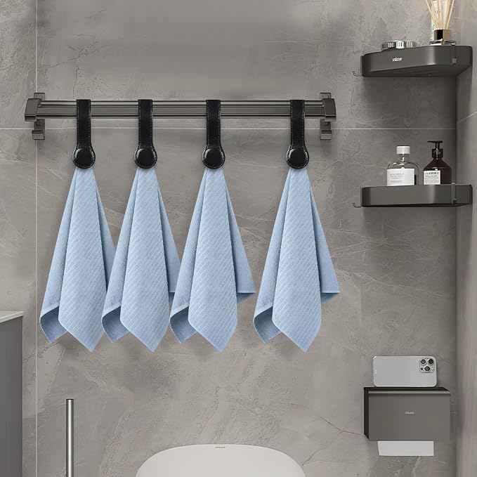 4 PCS Genuine Leather Towel Clips - Image 6