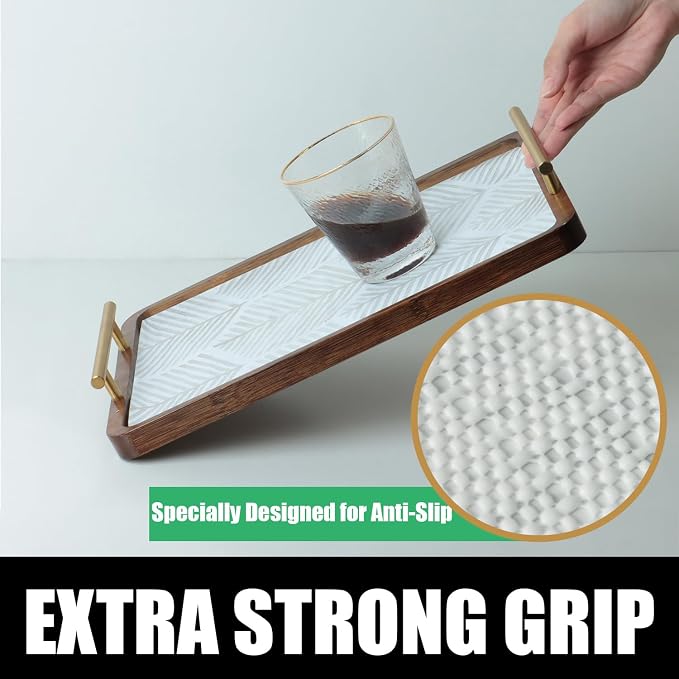 Shelf Liners for Kitchen Cabinets, 16IN x 10FT Non Adhesive and Strong Non-Slip - Image 4