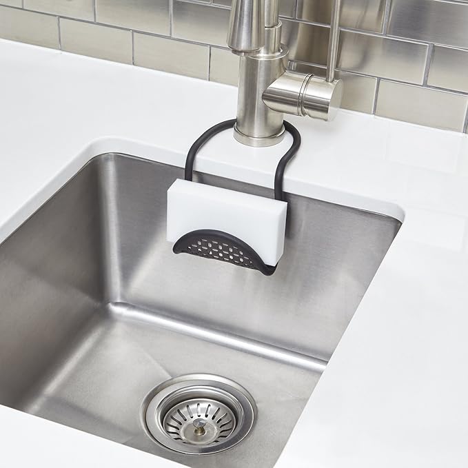 Umbra Sling Kitchen Sink Accessory, Single-Sided Sponge Holder - Image 3
