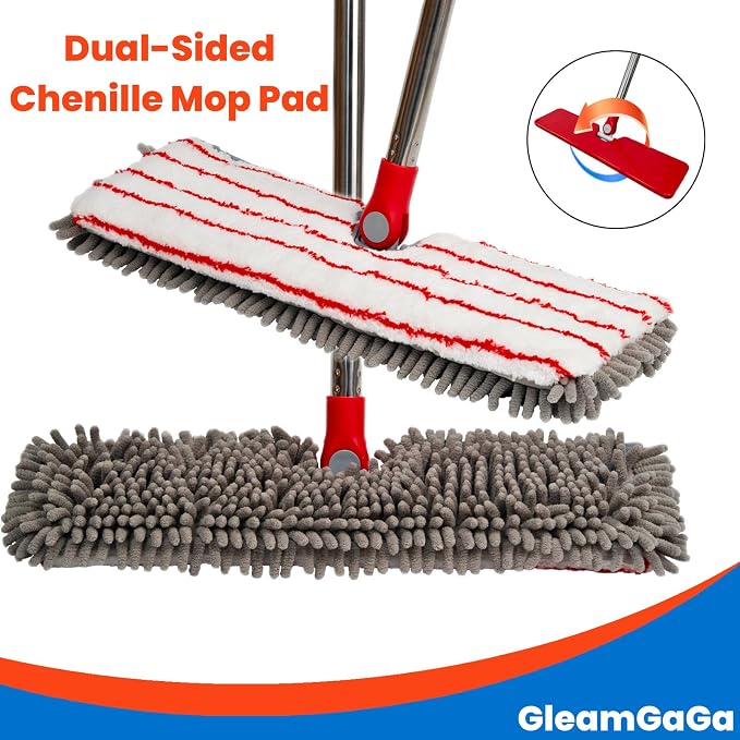 Microfiber Mops for Floor Cleaning, Flat Dust Mop - Image 3