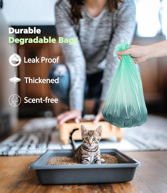 200 Counts AYOTEE Mini Trash Bags, 1.2 Gallon Small Compostable Trash Bags - Image 7