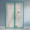 Amylove Zipper 48 x 87 Inch Dust Barrier Kit Green Edged Temporary Construction by Amylove
