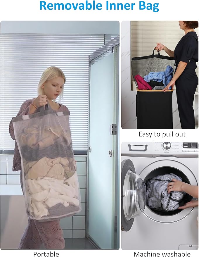 efluky Slim Laundry Basket - Image 6