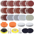 3 Inch Sanding Disc Drill Polishing Kit Sanding Attachment, Backing Pads by Rvetol