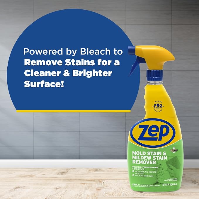 Zep Mold Stain and Mildew Stain Remover - 32 oz - ZUMILDEW32 - Experience the - Image 7