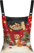 2025 Christmas Cat Waterproof Clothespin Bag by CREAMIC