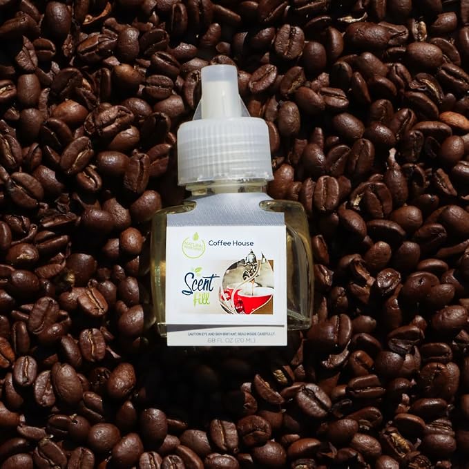 Scent Fill Coffee House Plug in Air Freshener, Scented Oil Refills, 2 Refills + - Image 3