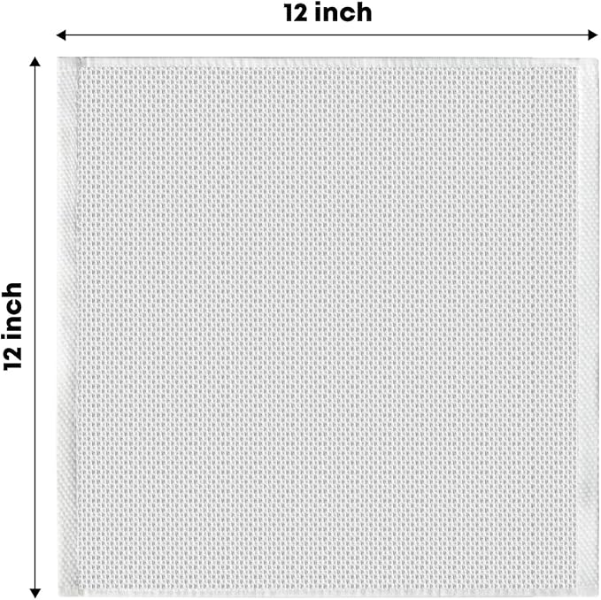 Artoid Mode 100% Cotton Light Grey Waffle Weave Kitchen Dish Cloths, 12x12 Inch - Image 6