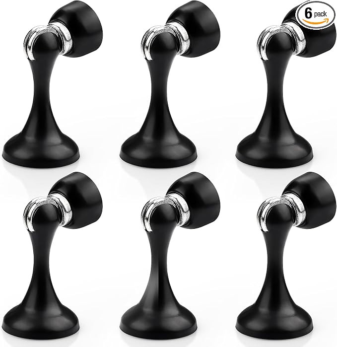 Probrico Black Magnetic Door Stoppers by Probrico