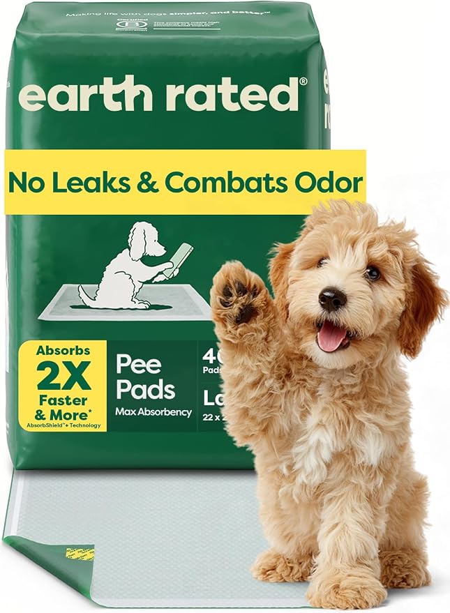 Earth Rated Max Absorbency Puppy Pee Pads by EarthRated